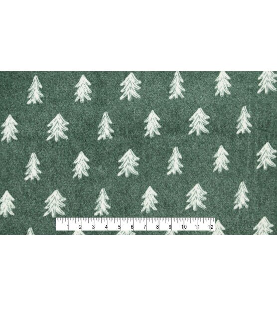 Green Tree Luxe Fleece Fabric, , hi-res, image 4