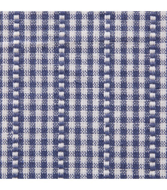 Design Imports Farmhouse Gingham Tablecloth 60x84 French Blue, , hi-res, image 2