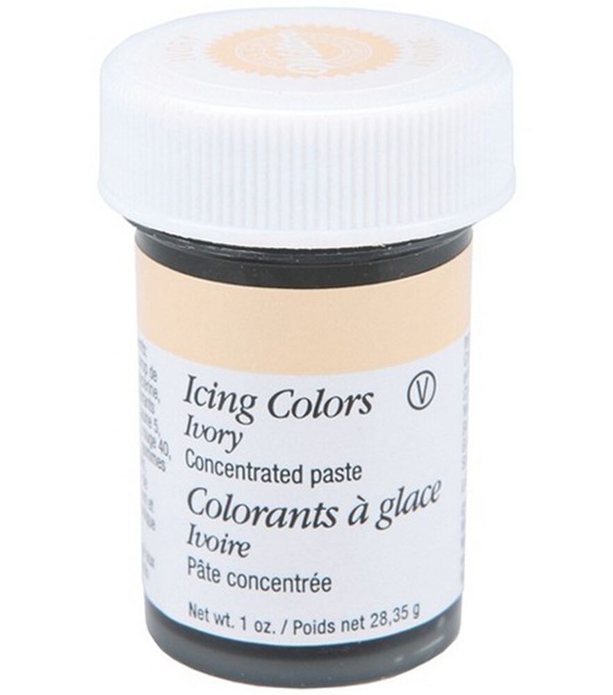 Wilton Icing Colors 1 Ounce, Ivory, swatch