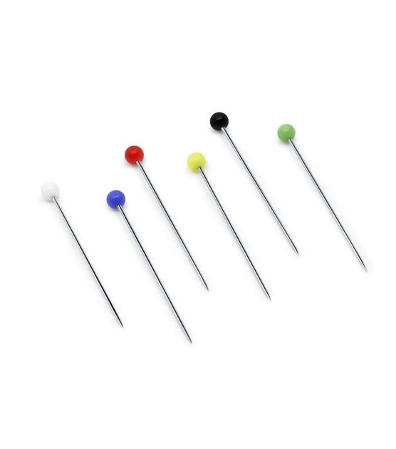 Dritz 1-1/4" Glass Head Pins-100 pc, , hi-res, image 4