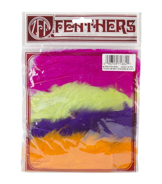 Turkey Flat Feathers Neon