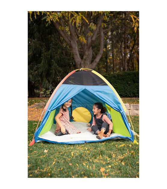 Pacific Play Tents 58" x 46" Multicolor Super Duper 4 Kid Dome Tent, , hi-res, image 7