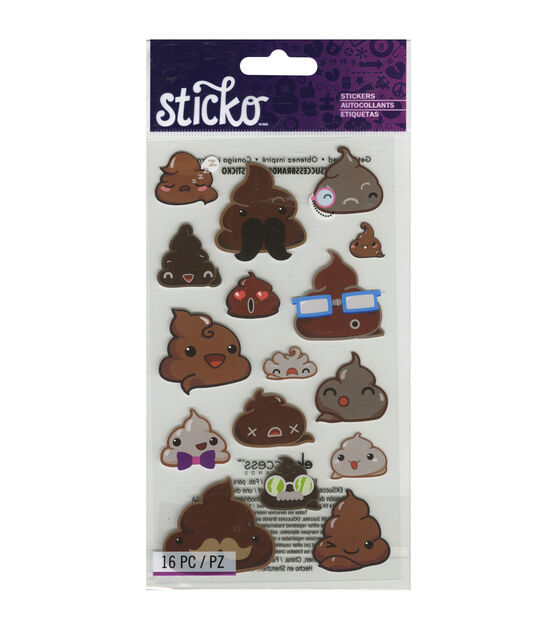 Sticko Funny Frosting Classic Stickers