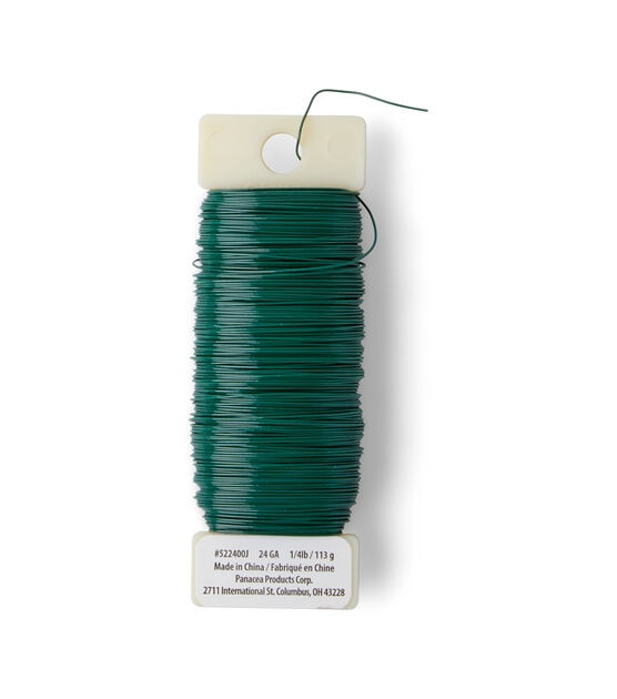White Floral Wire – 24g