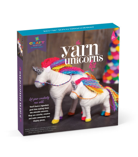Craft Tastic 62pc Yarn Unicorns Kit