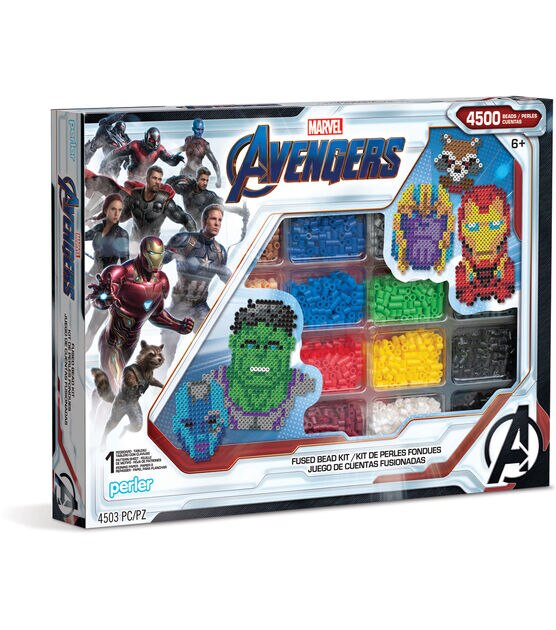 Perler 4503pc Marvel Avengers Deluxe Bead Box
