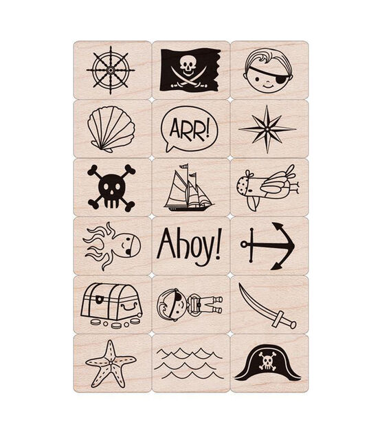 Hero Arts Ink 'n Stamp Tub Pirate