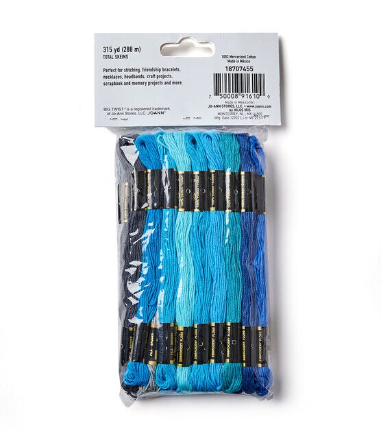 8.7yd Ocean Depths Cotton Embroidery Floss 36ct by Big Twist, , hi-res, image 2