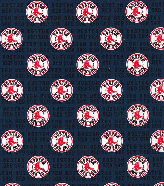 Fabric Traditions Boston Red Sox Cotton Fabric Mini Print