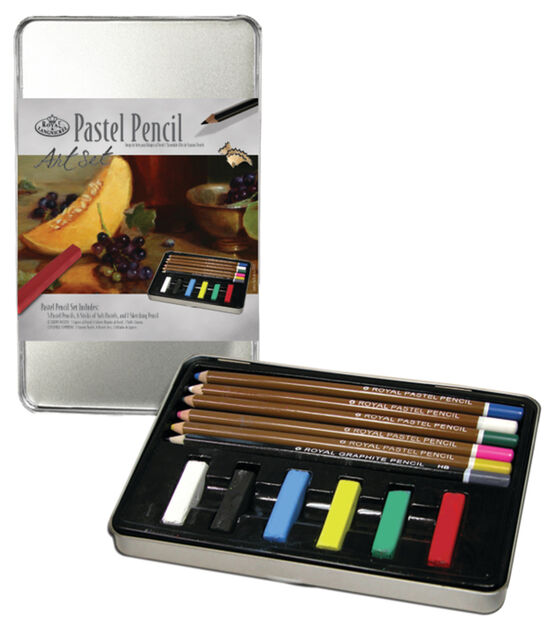 Royal & Langnickel Pastel Pencil Small Tin Art Set, , hi-res, image 1