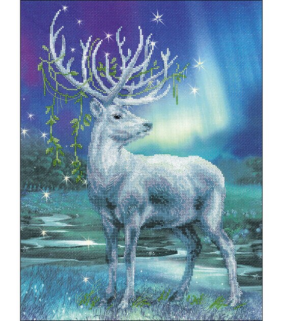 RIOLIS 12" x 16" Stag Counted Cross Stitch Kit