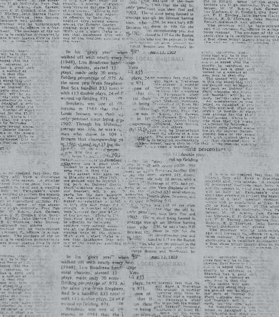 Newspaper Print 108" Wide Cotton Fabric, , hi-res, image 2