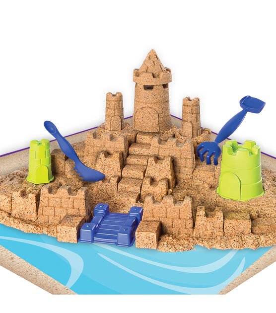Kinetic Sand 3lbs Beach Sand Kingdom Set