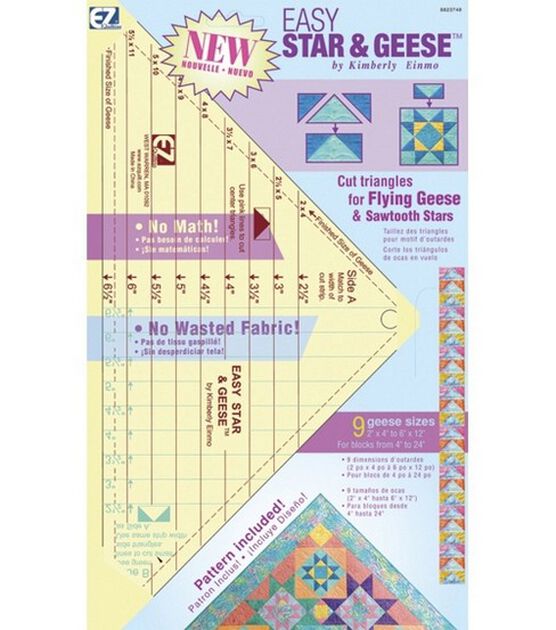 EZ Quilting Flying Geese Triangle Ruler