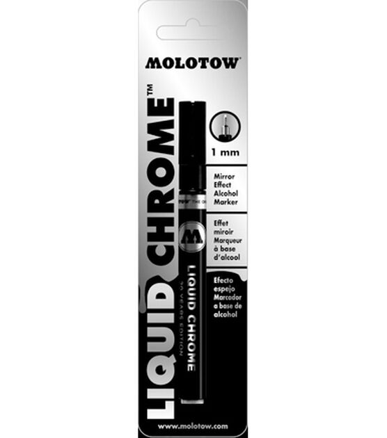 Molotow Liquid 1mm Marker - JOANNMolotow Liquid Chrome 1mm Marker - Black | JOANN