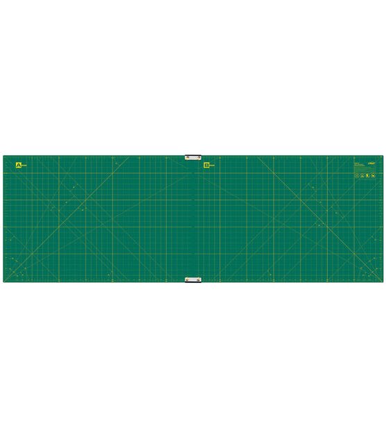 Olfa Gridded Cutting Mat Set with Clips 23" x 70", , hi-res, image 2