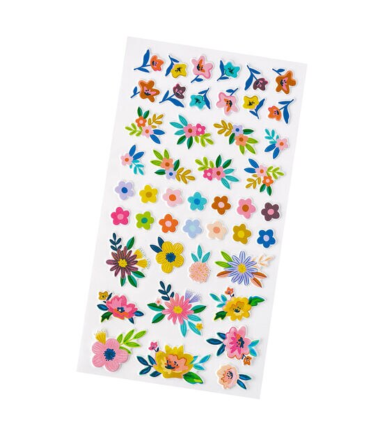 American Crafts 120pc Paige Evans Bloom Wild Puffy Stickers, , hi-res, image 3