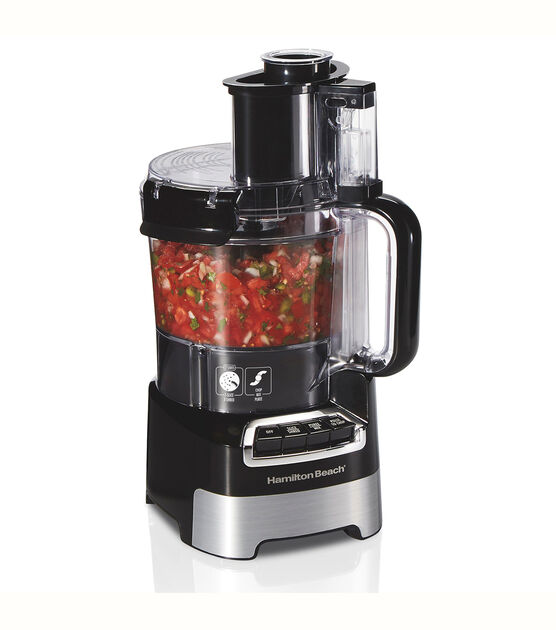 Hamilton Beach 10 Cup Stack & Snap Food Processor With Big Mouth, , hi-res, image 1