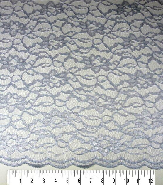 Gray Lace Fabric by Casa Collection, , hi-res, image 4