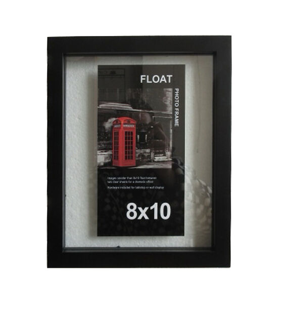 Innovative Creations 8"x10" Black Wood Float Photo Frame