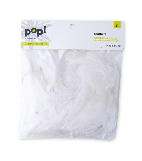 POP! Marabou White Feathers 0.25oz