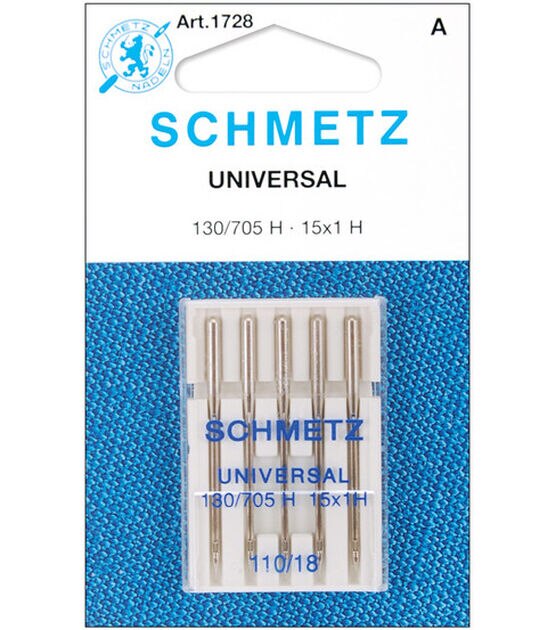 Schmetz Universal Machine Needles 5 pk Size 110/18