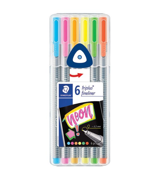 Staedtler Triplus Fineliner Pen - 0.3 mm - Assorted Colors - Set