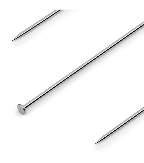 Dritz 1-1/16" Long Pleating Pins, Nickel, 350 pc, , hi-res, image 2