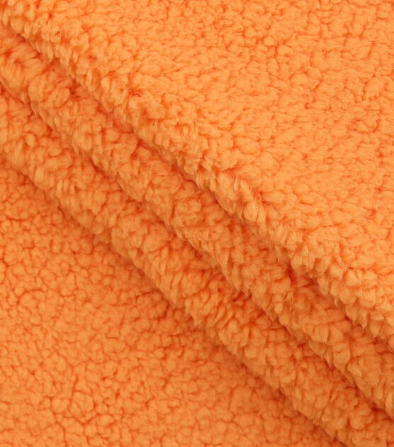Orange & White Fur Fabric Quilting Cotton / Charm - 5 x 5