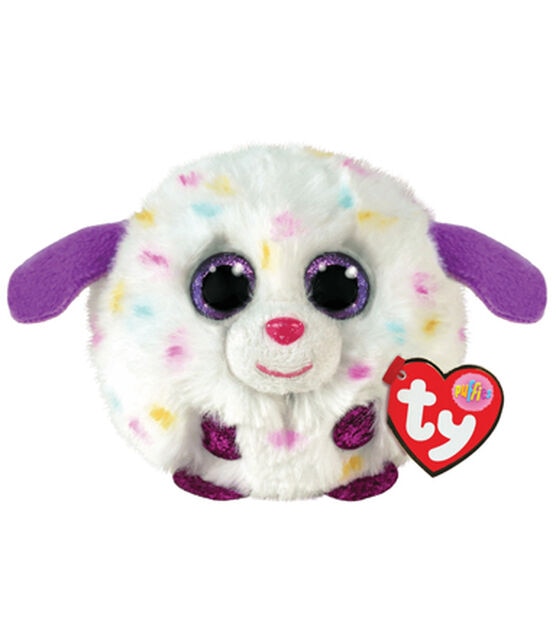 Ty Inc 5" Puffies Multicolor Munchkin the Spotted Dog Plush Toy