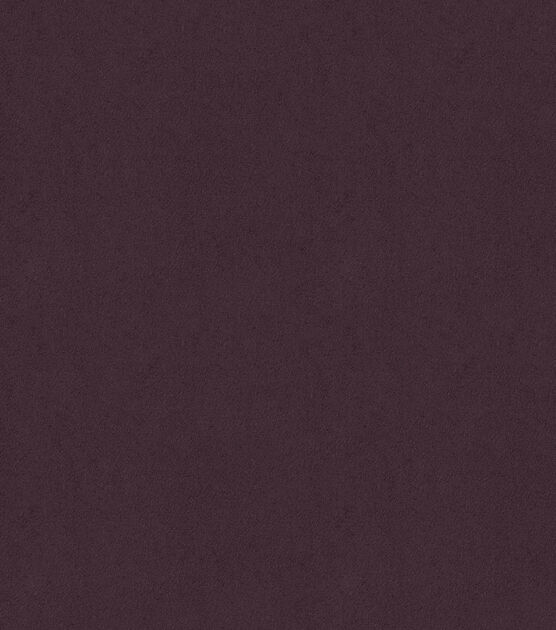 Signature Series Multi Purpose Faux Suede Decor Fabric 58" Plum