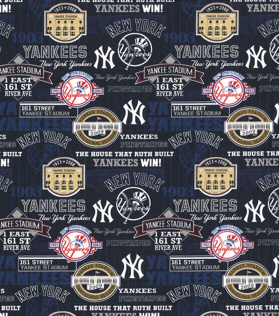 Fabric Traditions New York Yankees Cotton Fabric Stadium, , hi-res, image 2