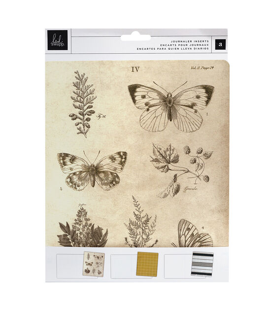 Heidi Swapp Storyline Chapters Journal Inserts-Floral & Butterflies