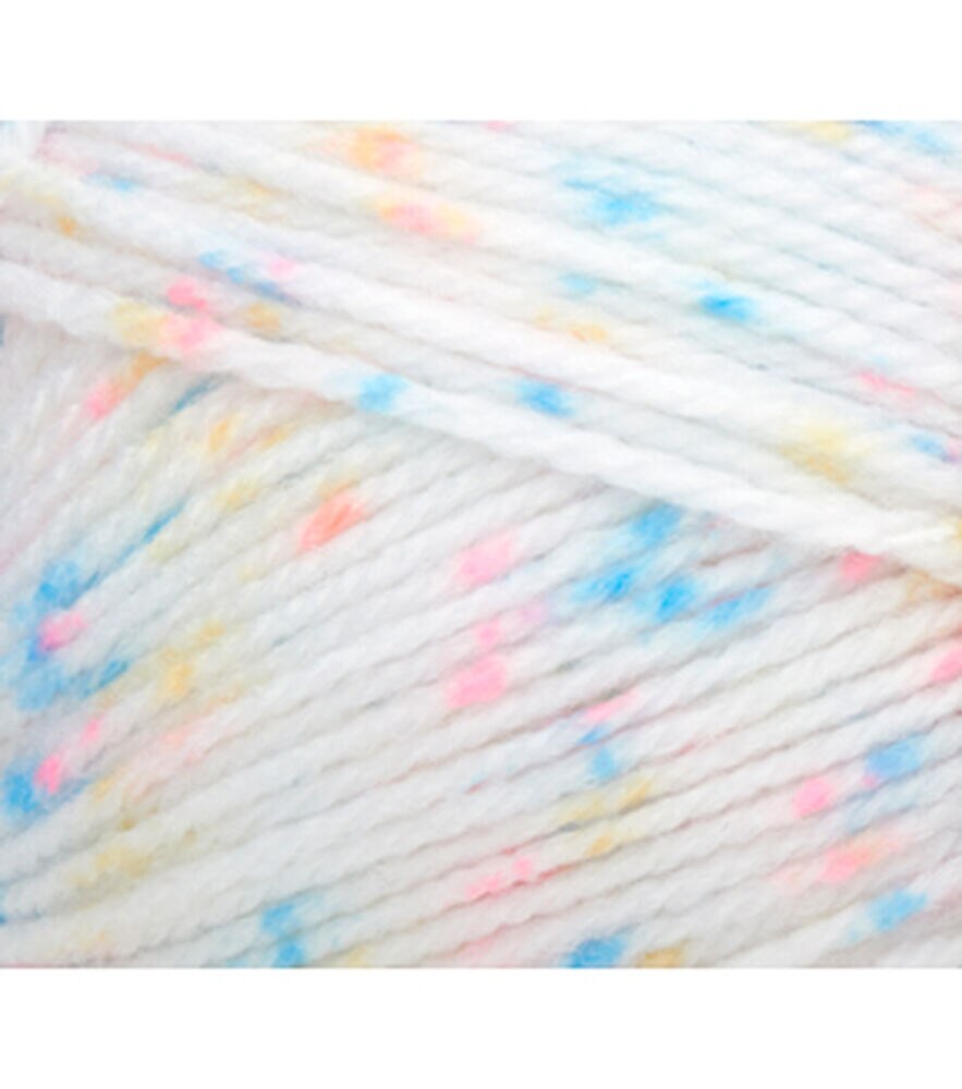 Lion Brand Baby Soft Light Weight Acrylic Blend Yarn, Twinkle Print, swatch, image 15
