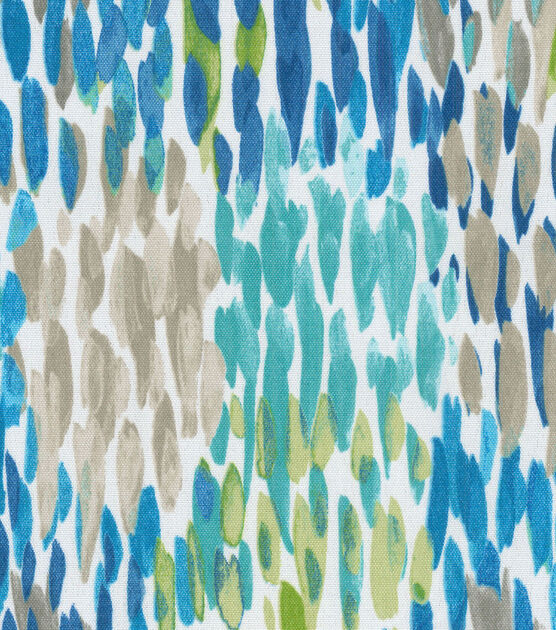Kelly Ripa Home Outdoor Fabric Make It Rain Cerulean, , hi-res, image 3