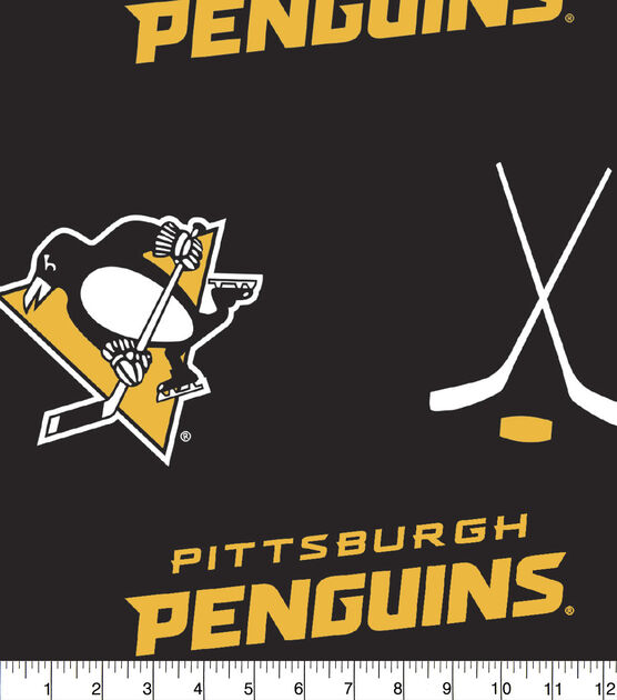 Pittsburgh Penguins Fleece Fabric Tossed, , hi-res, image 2