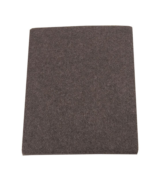 Felt Furniture Pads 4.5" X 6" 2 Count Brown