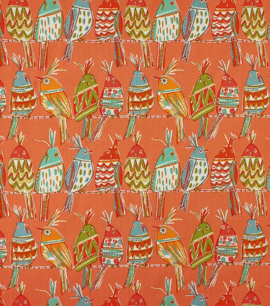 Prettibirds Breeze Cotton Canvas Fabric