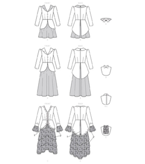 McCall's M7853 Misses Costume Pattern Size 6-22, , hi-res, image 8