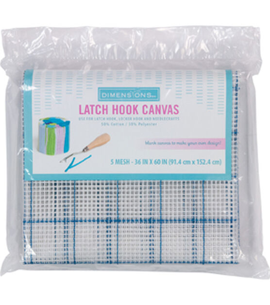 Dimensions 5'' Latch Hook Canvas