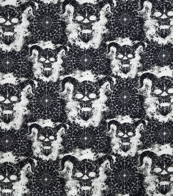 Constellation Skulls Novelty Cotton Fabric