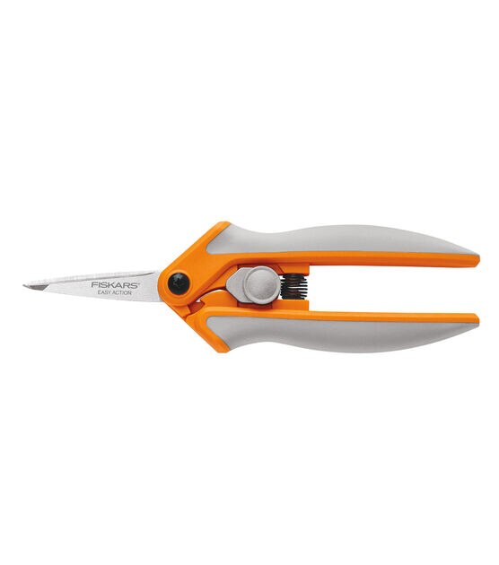  Fiskars 01-004244J Premier Softgrip Titanium Straight Adult  Scissors, 8 Inch, Orange & 94817797 Micro-Tip Scissors, 5 Inch, Orange