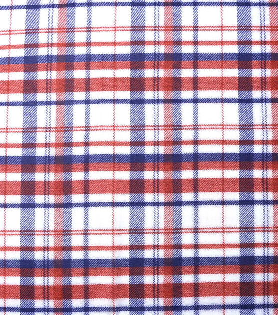 Patriotic Plaid Patriotic Cotton Fabric
