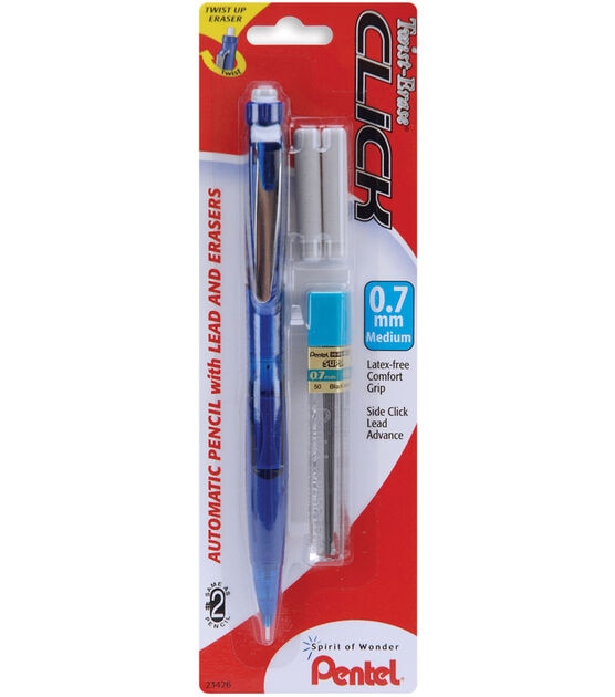 Pentel Twist Erase Click Automatic Pencil .7mm Blue