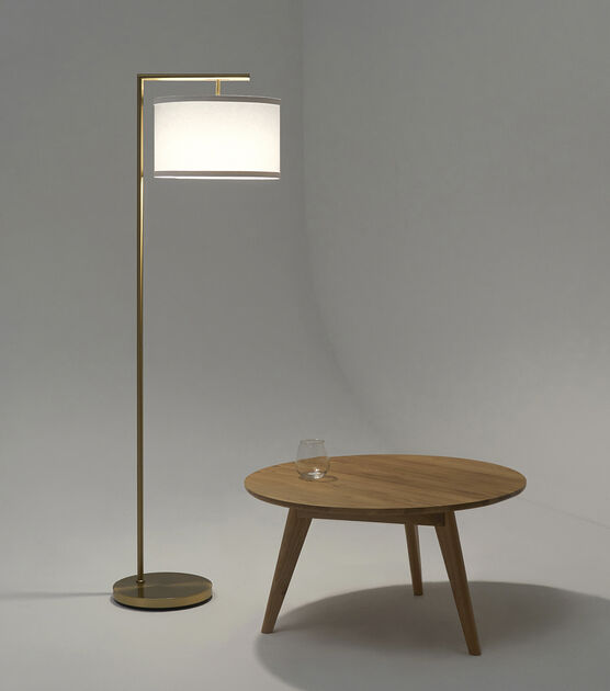 Brightech Montage Modern LED Floor Lamp - Antique Brass, , hi-res, image 3