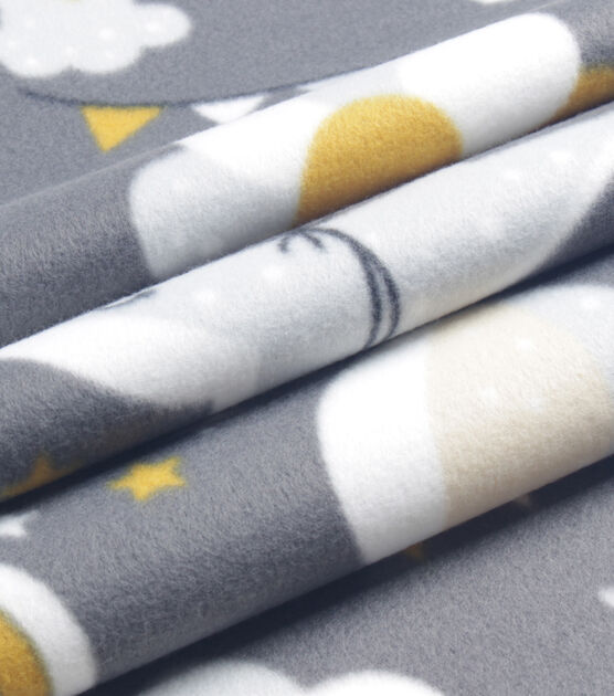 Baby Whale Blizzard Prints Fleece Fabric, , hi-res, image 3
