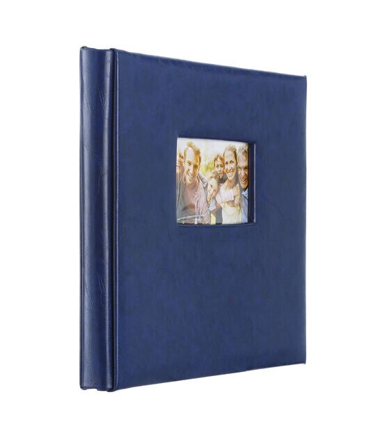 12" x 12" Blue Cracked Scrapbook Album by Park Lane, , hi-res, image 4