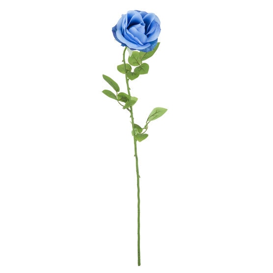27" Blue Confetti Rose Stem by Bloom Room