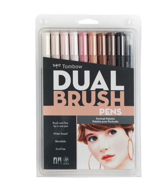 Tombow Dual Brush Pen Set 10PK Portrait
