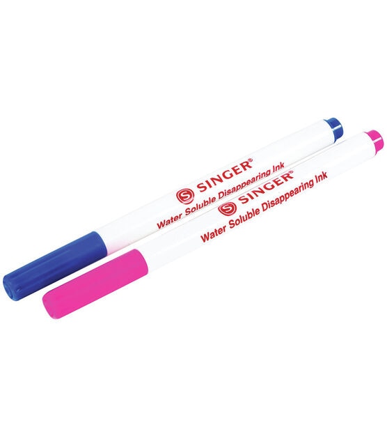 SINGER Fine Point Disappearing Fabric Marking Pens 2ct, , hi-res, image 2